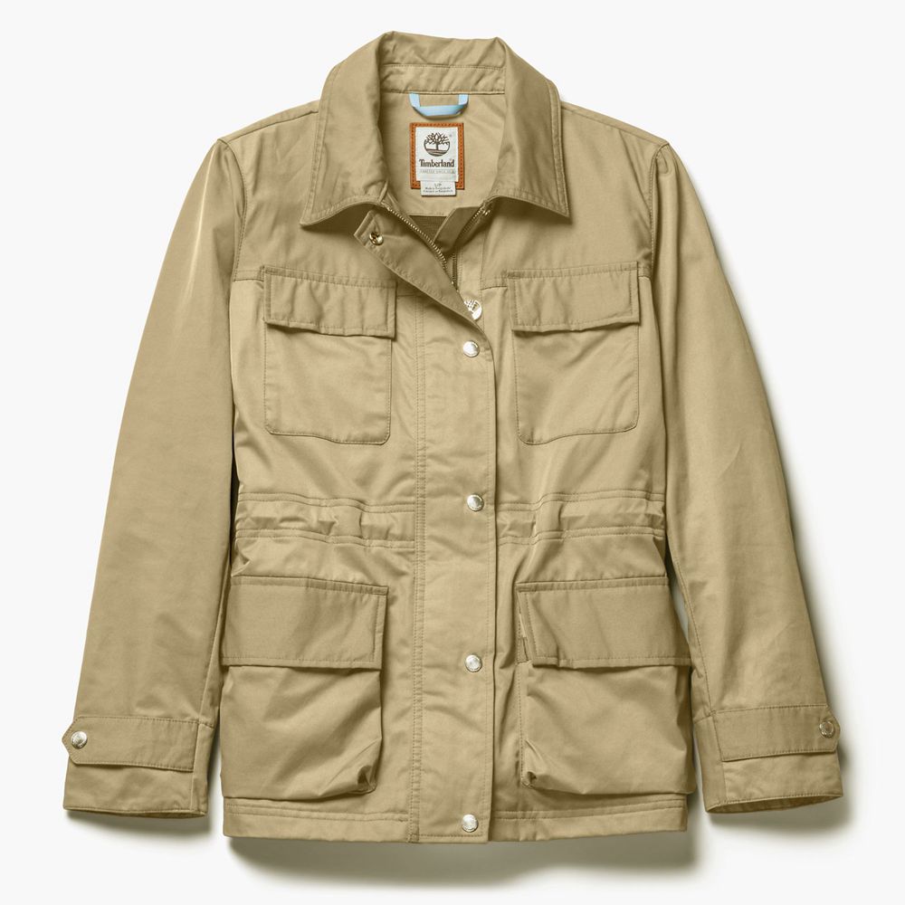 Jaqueta Feminino - Timberland Water-Resistant M65 Field - XWTRC0547 - Caqui